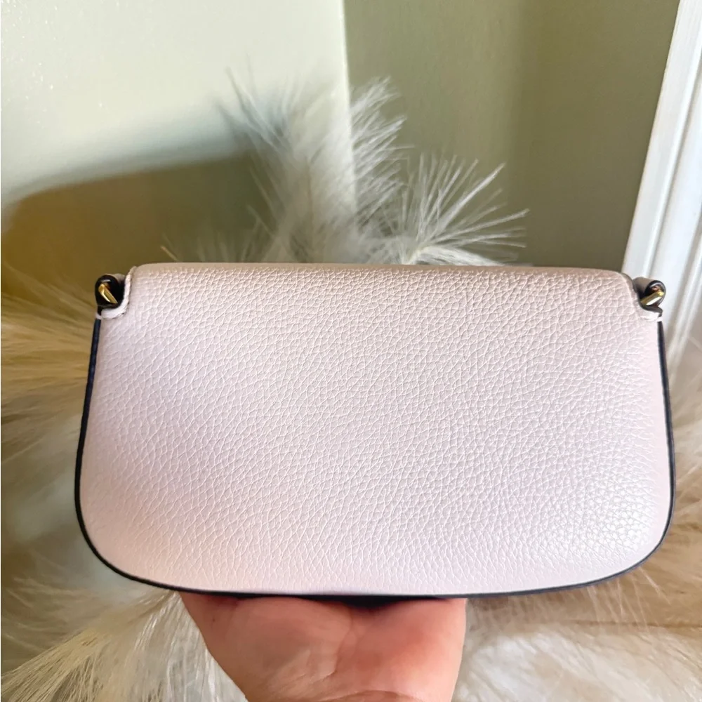 Tory Burch Light Pink Leather Crossbody Bag